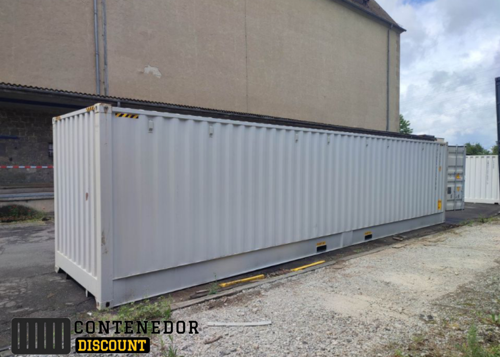CONTENEDOR MARÍTIMO 40 PIES / HIGH CUBE / SIDE DOOR / NUEVO / RAL7035