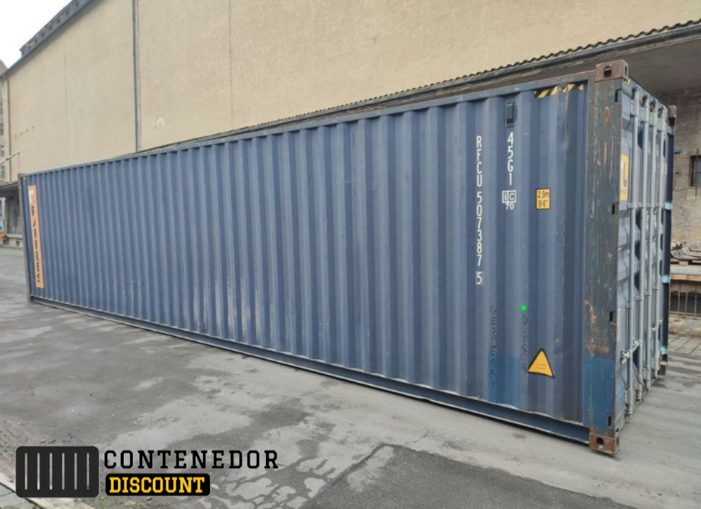 CONTENEDOR MARÍTIMO 40 PIES / HIGH CUBE / USADO / CALIDAD A