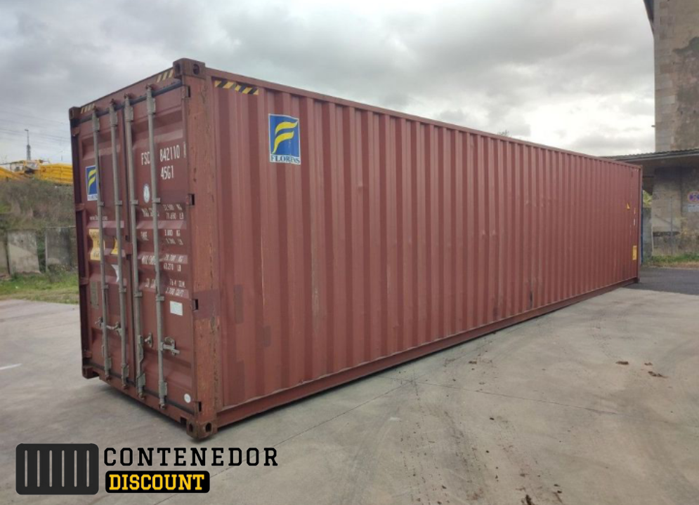 CONTENEDOR MARÍTIMO 40 PIES / HIGH CUBE / USADO / CALIDAD A