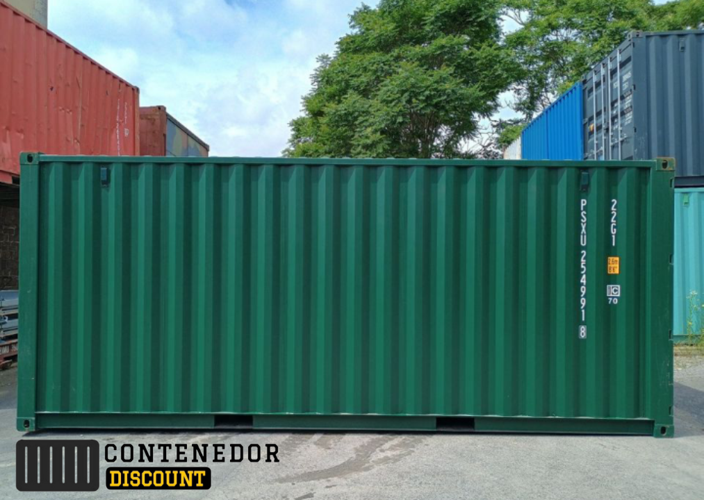 Contenedor marítimo 20 pies NUEVO / VERDE MUSGO