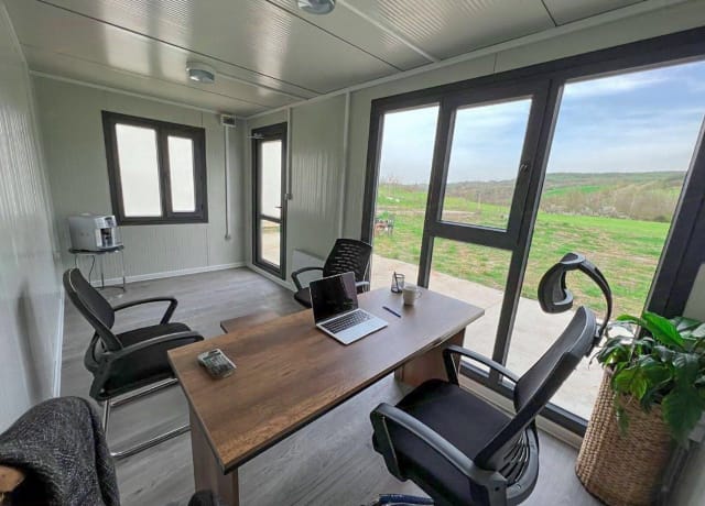 CONTENEDOR DE OFICINA / DE OBRA / 12,00 M²