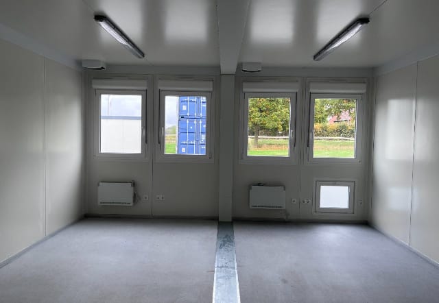 CONTENEDOR MODULAR / 6,05 × 2,80 m / OFICINA / CASA