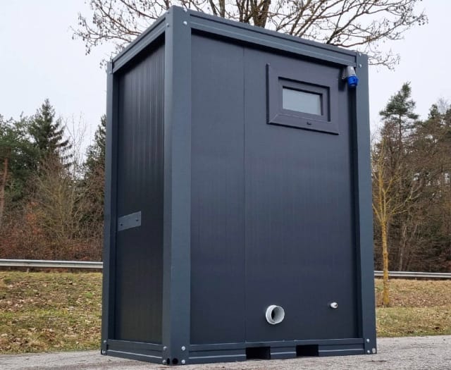 MODULO SANITARIO / WC /  RAL 7016 ANTRACITA