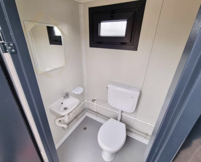 MODULO SANITARIO / WC /  RAL 7016 ANTRACITA