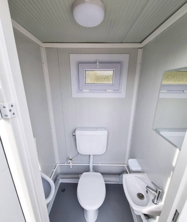 CONTENEDOR SANITARIO / WC / CON CABINA DOBLE