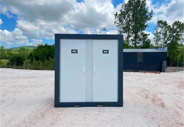 CONTENEDOR SANITARIO / DOBLE ESPACIO