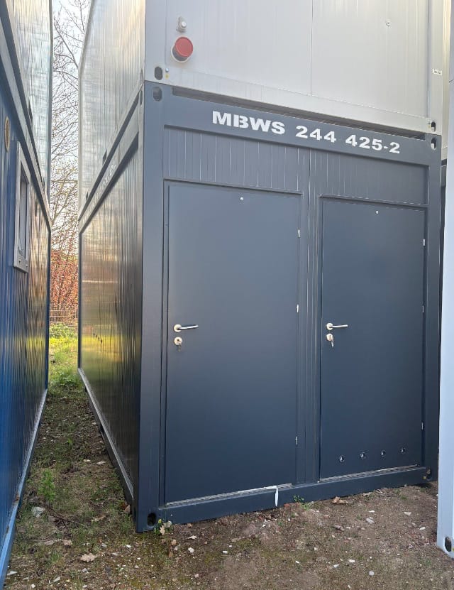 CONTENEDOR WC DE 20 PIES  /  RAL 7016 ANTRACITA