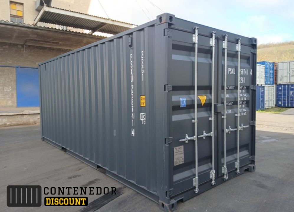 CONTENEDOR MARÍTIMO 20 PIES NUEVO RAL7016 / HIGH CUBE
