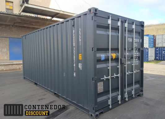 CONTENEDOR MARÍTIMO 20 PIES NUEVO RAL7016 / HIGH CUBE