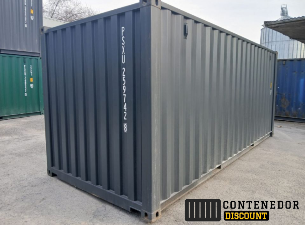 CONTENEDOR MARÍTIMO 20 PIES NUEVO RAL7016 / HIGH CUBE