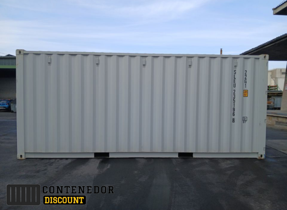 CONTENEDOR MARÍTIMO 20 PIES RAL9010 / NUEVO