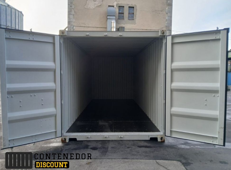 CONTENEDOR MARÍTIMO 20 PIES RAL9010 / NUEVO