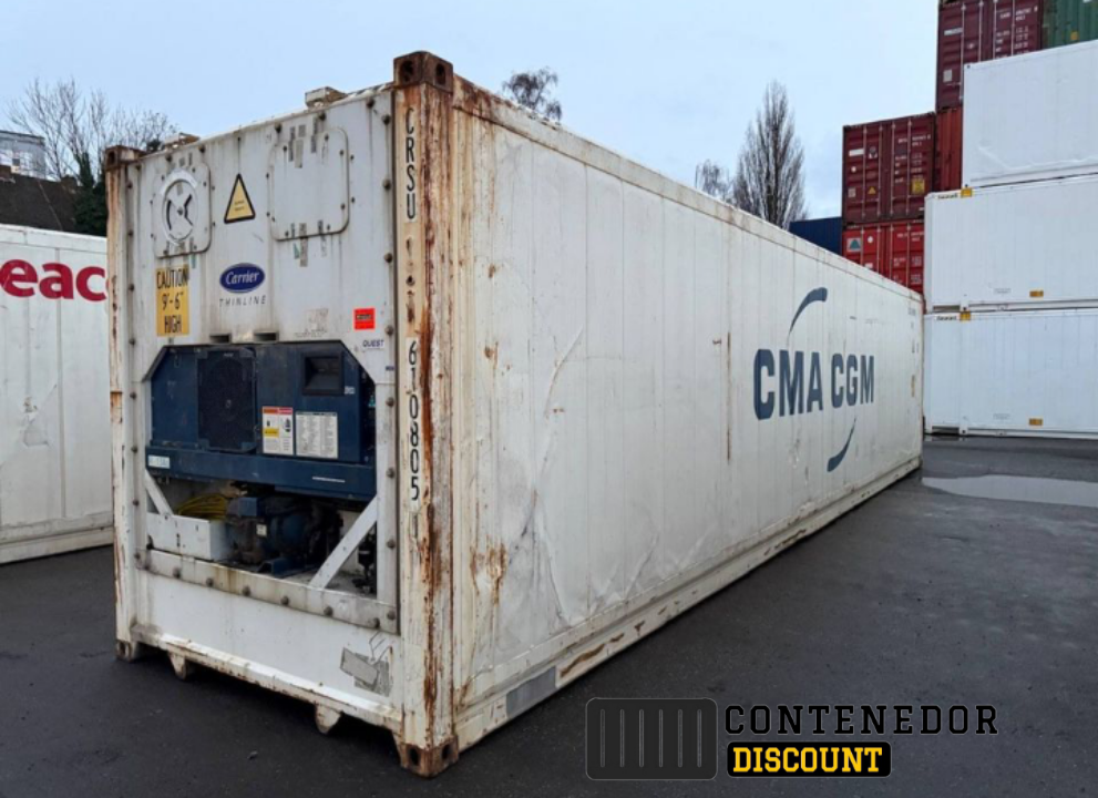 CONTENEDOR REEFER / HIGH CUBE / 40 PIES / CARRIER 2010