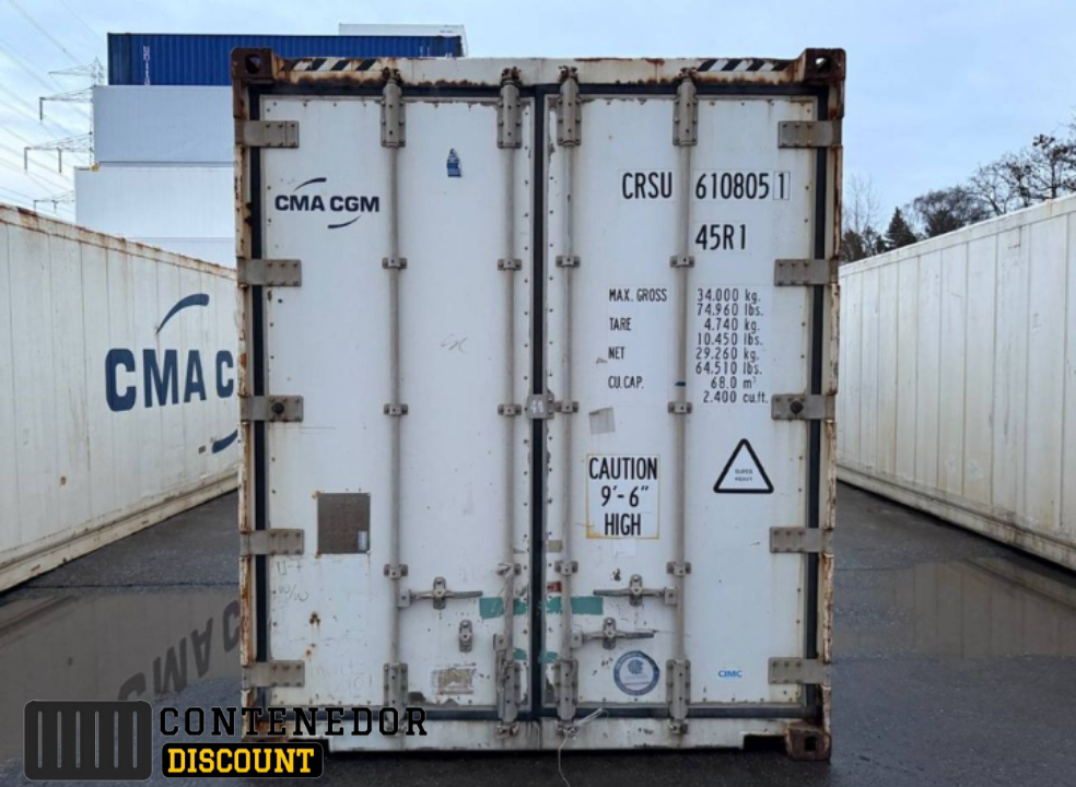 CONTENEDOR REEFER / HIGH CUBE / 40 PIES / CARRIER 2010