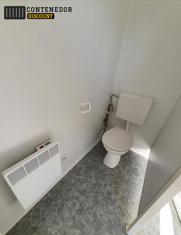 CONTENEDOR SANITARO CON DUCHA Y WC